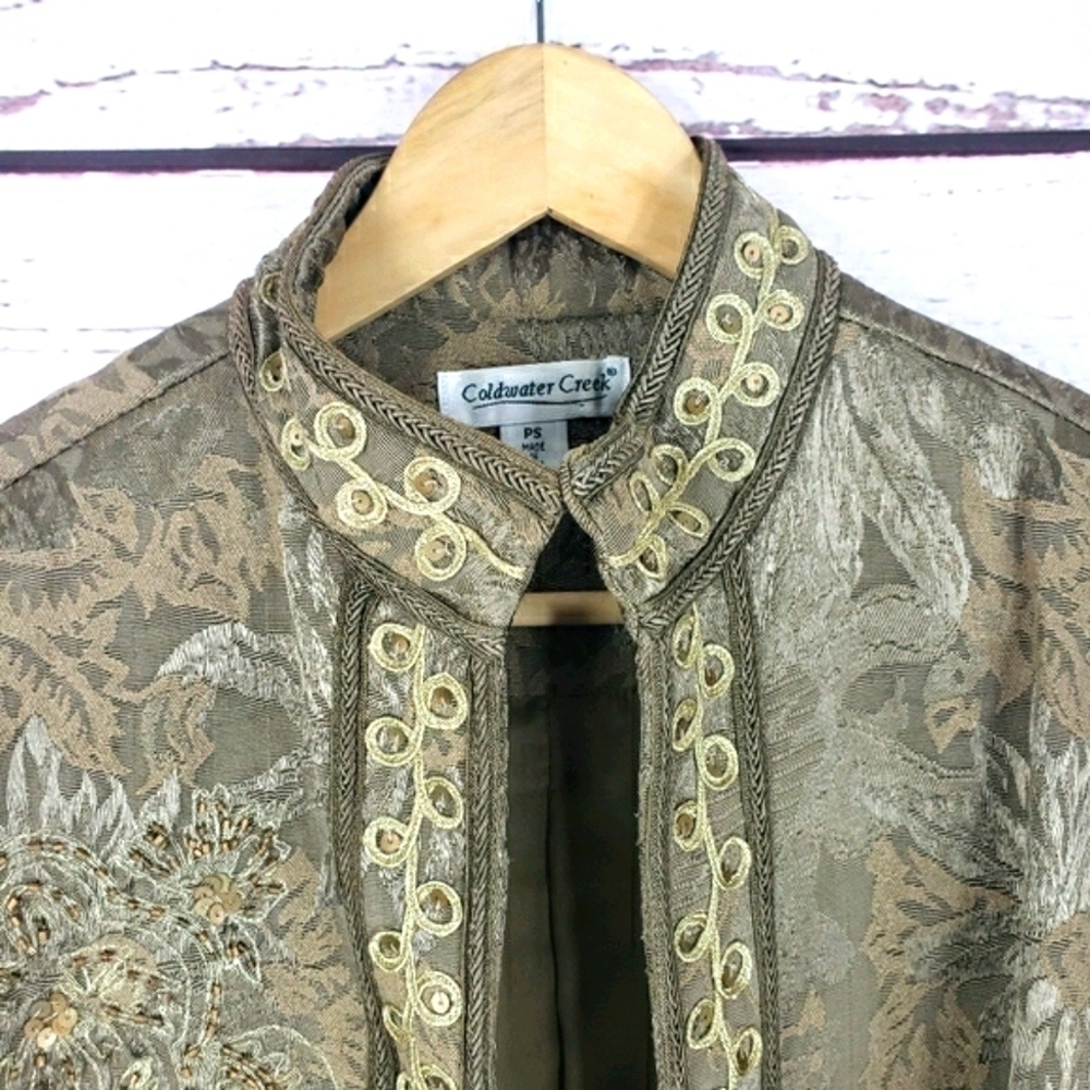 COLDWATER CREEK Blazer/Suit Jacket Size PS - Picture 3 of 13